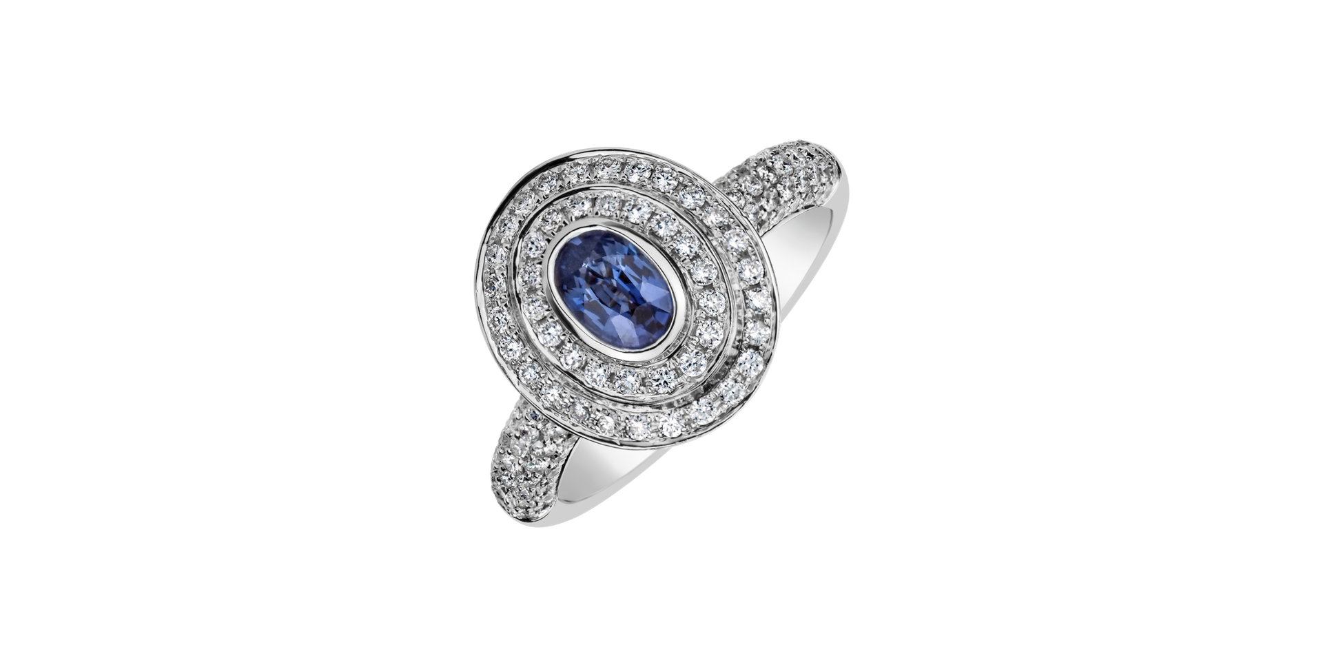 Diamond ring with Sapphire Molly