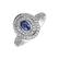 Diamond ring with Sapphire Molly3