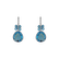 Diamond earrings with Topaz Freida5