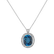 Diamond necklace with Topaz Alban3