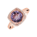 Diamond rings with Amethyst Démoniste3