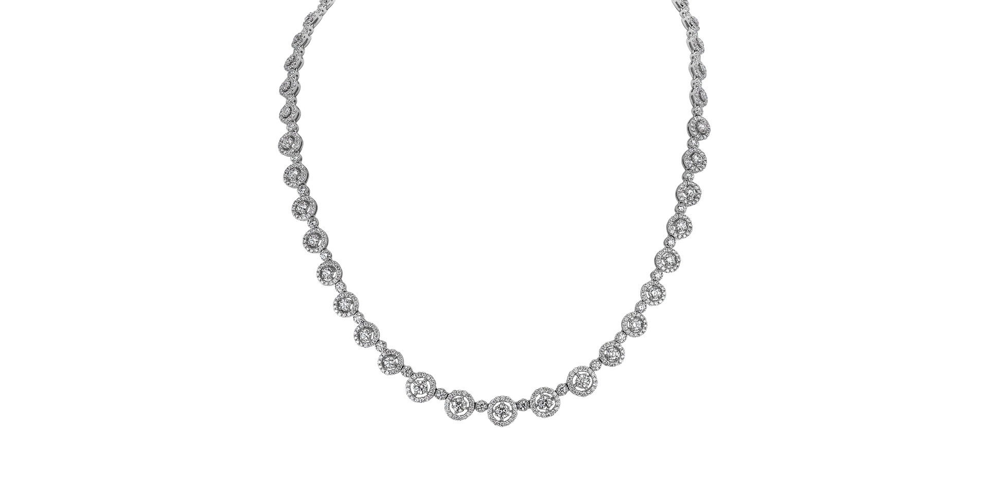 Diamond necklace Charming Circle of Hope