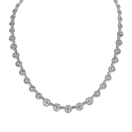 Diamond necklace Charming Circle of Hope