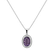Diamond pendant with Amethyst Lonelilly3
