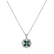Diamond pendant with Emerald Lucky  Clover3