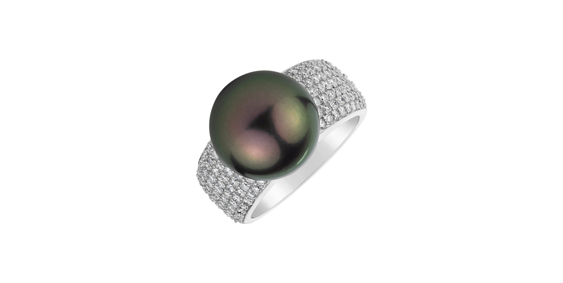 Diamond ring with Pearl Relieving Relaxation