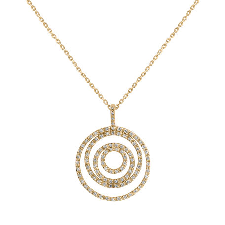 Diamond pendant with necklace Vital Presence