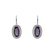 Diamond earrings with Amethyst Melissa5