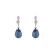 Diamond earrings with Topaz Nena5