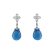 Diamond earrings with Topaz Endless Paradise5