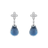 Diamond earrings with Topaz Endless Paradise5