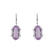 Diamond earrings with Amethyst Marnne5