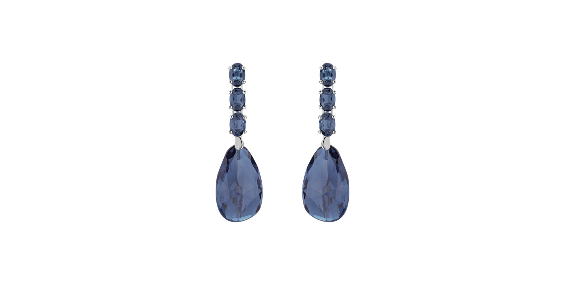 Earrings with Topaz Delfina