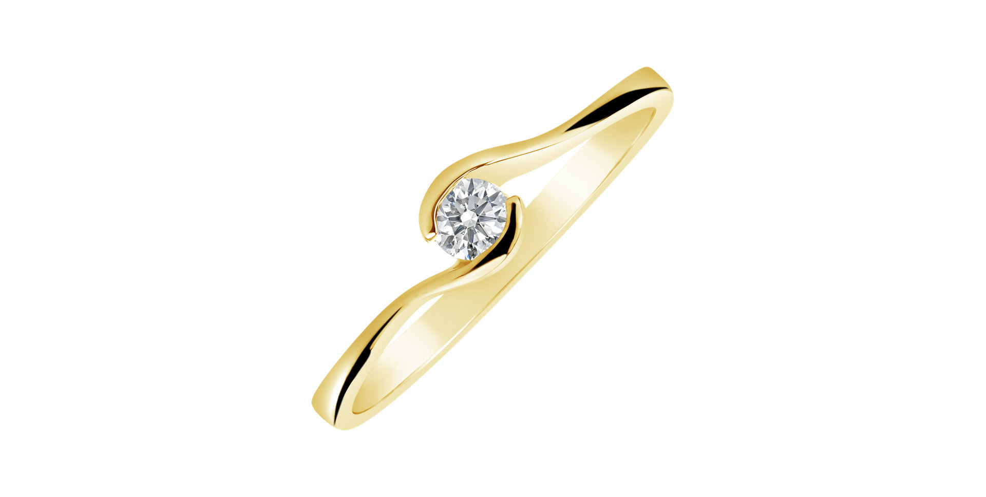 Diamond ring Wave of Love