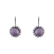 Diamond earrings with Amethyst Sally5
