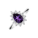 Diamond rings with Amethyst Selena4