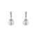 Diamond earrings with Pearl Sea Twins5