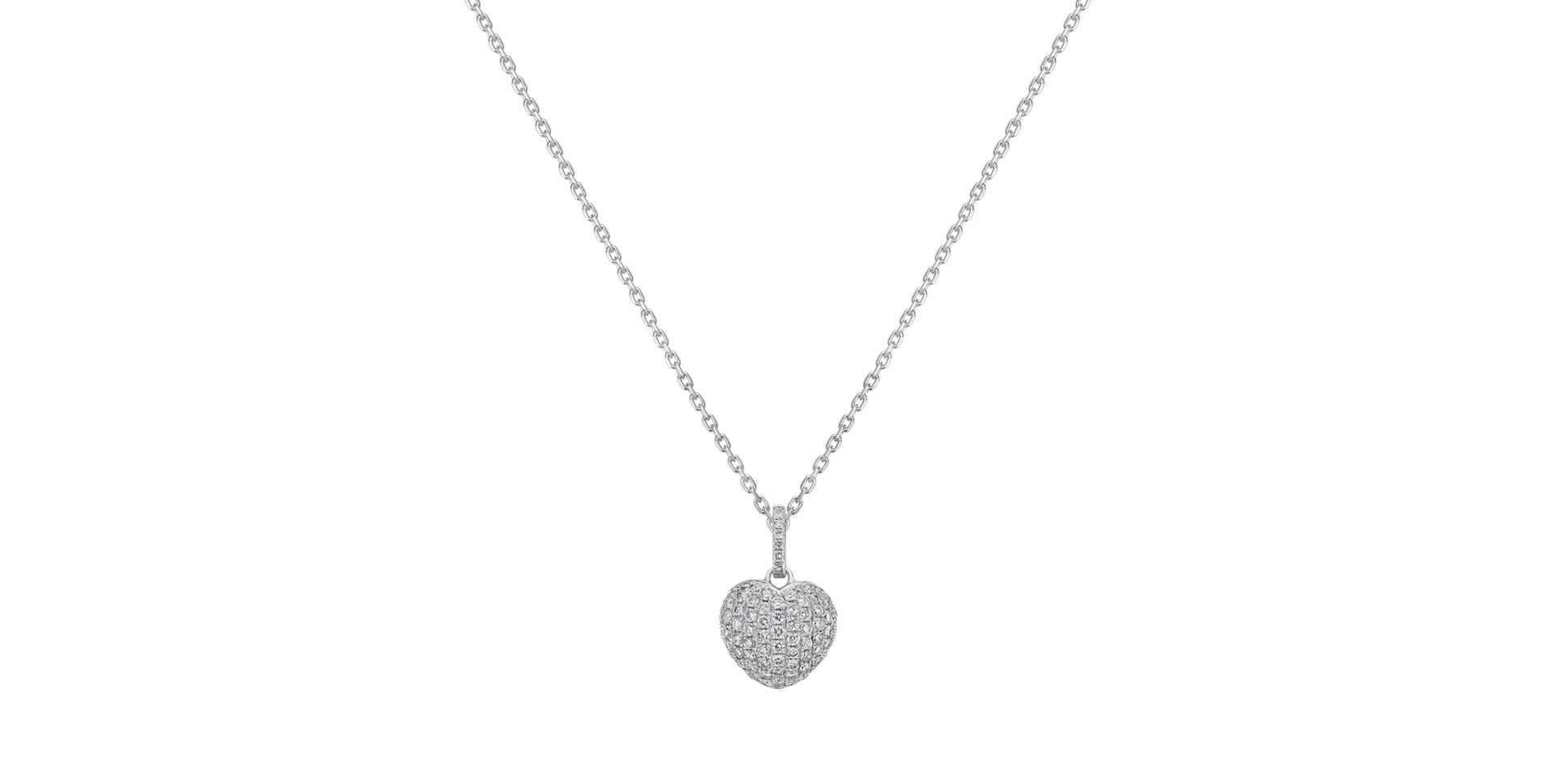 Diamond pendant L'amour éternel