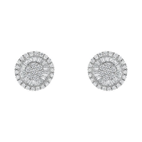Diamond earrings Iman