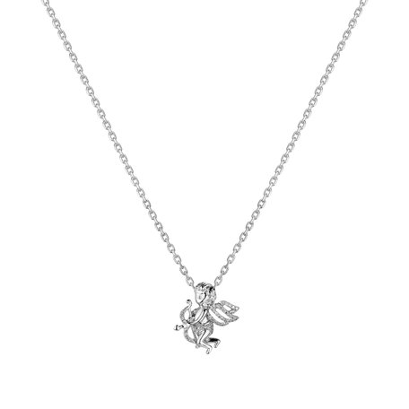 Diamond necklace Guardian Angel