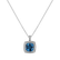 Diamond pendant with Topaz Maurita3