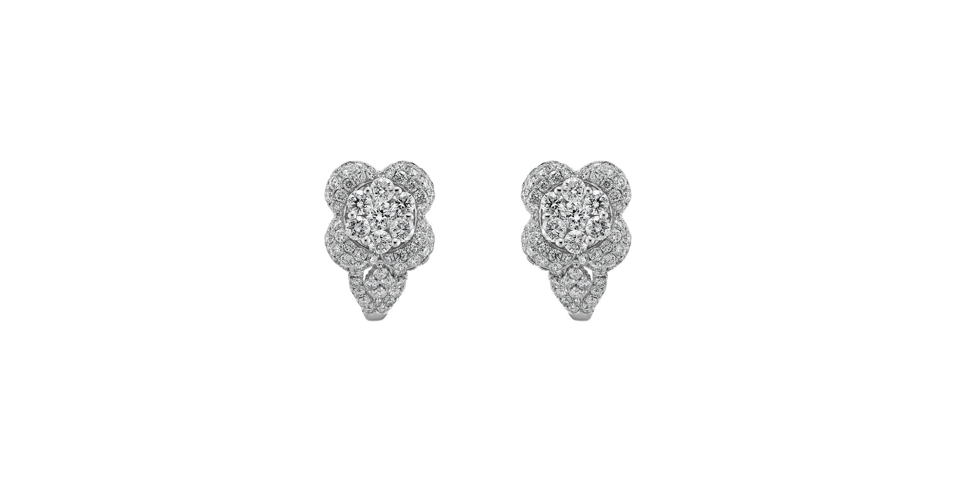 Diamond earrings Sunrise Impression