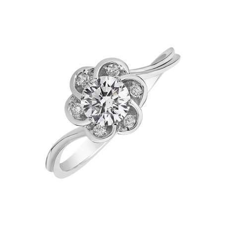 Diamond ring White Marigold