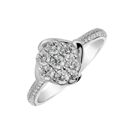 Diamond ring Wonderland Flower