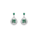 Diamond earrings and Emerald Forest Charm5