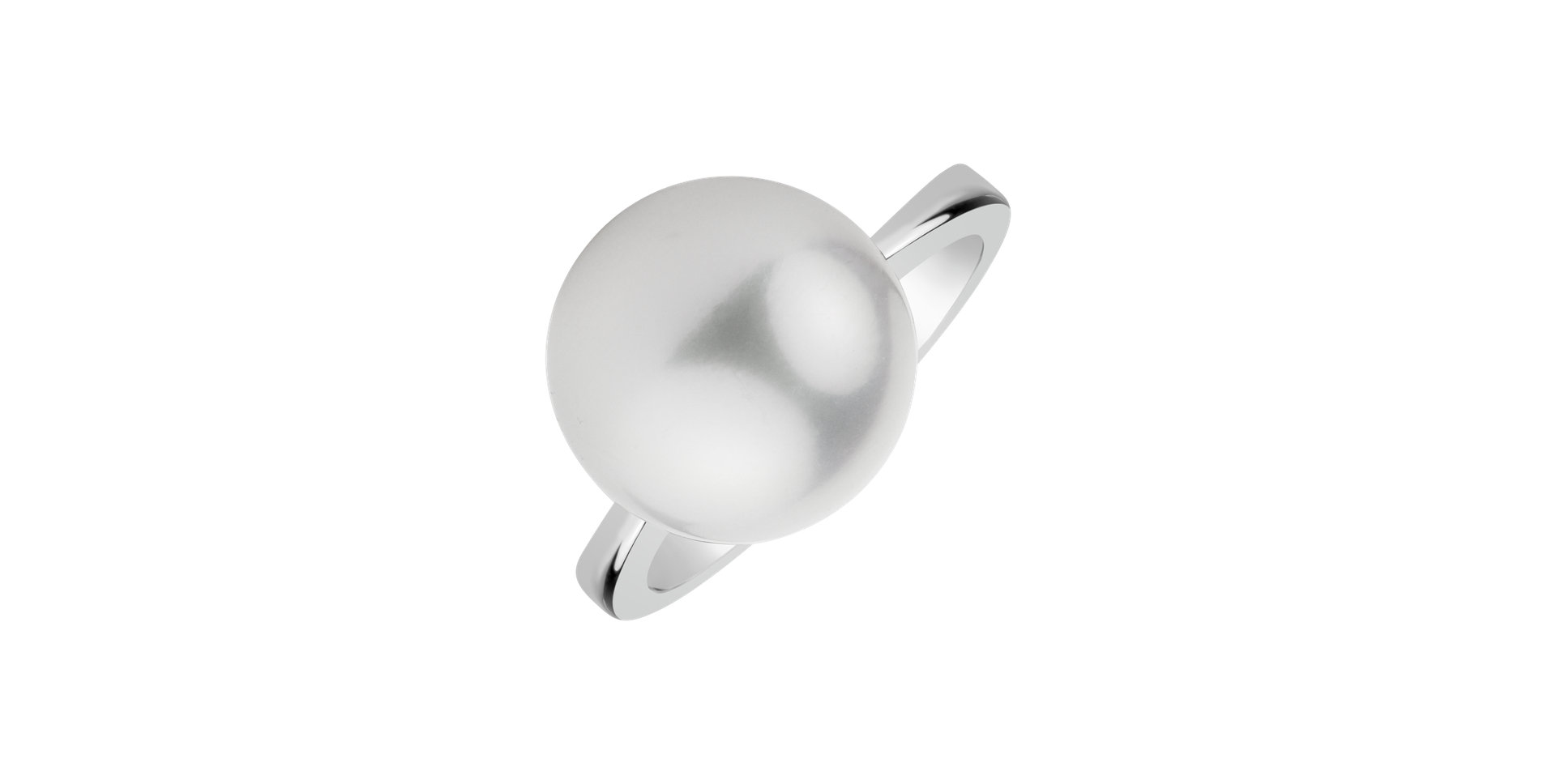 Diamond ring with Pearl Pearly Dream