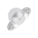 Diamond ring with Pearl Pearl Mirage3