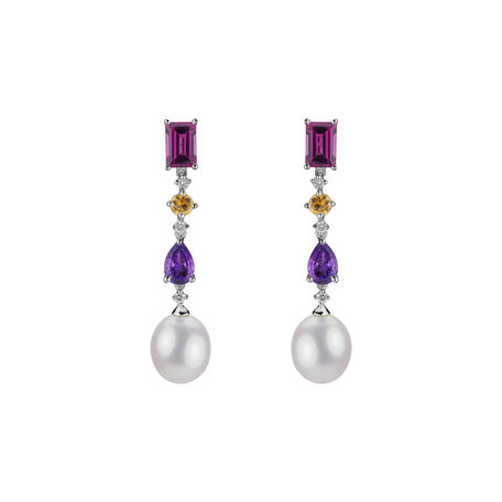 Diamond earrings and gemstones Murphy