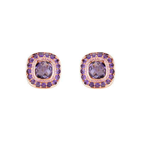 Earrings with Amethyst Signature Romance