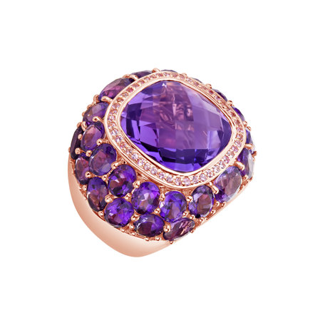 Ring with Amethyst Majesty Passion