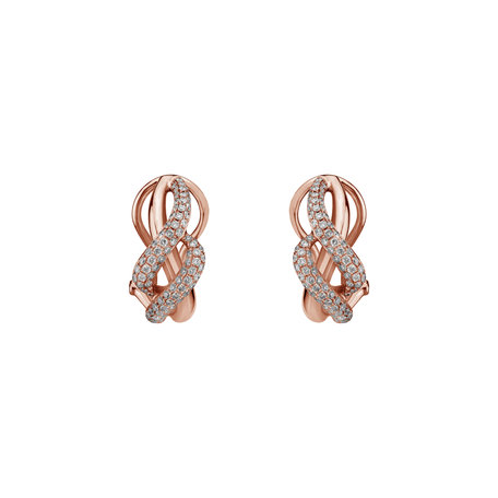 Diamond earrings Adéla