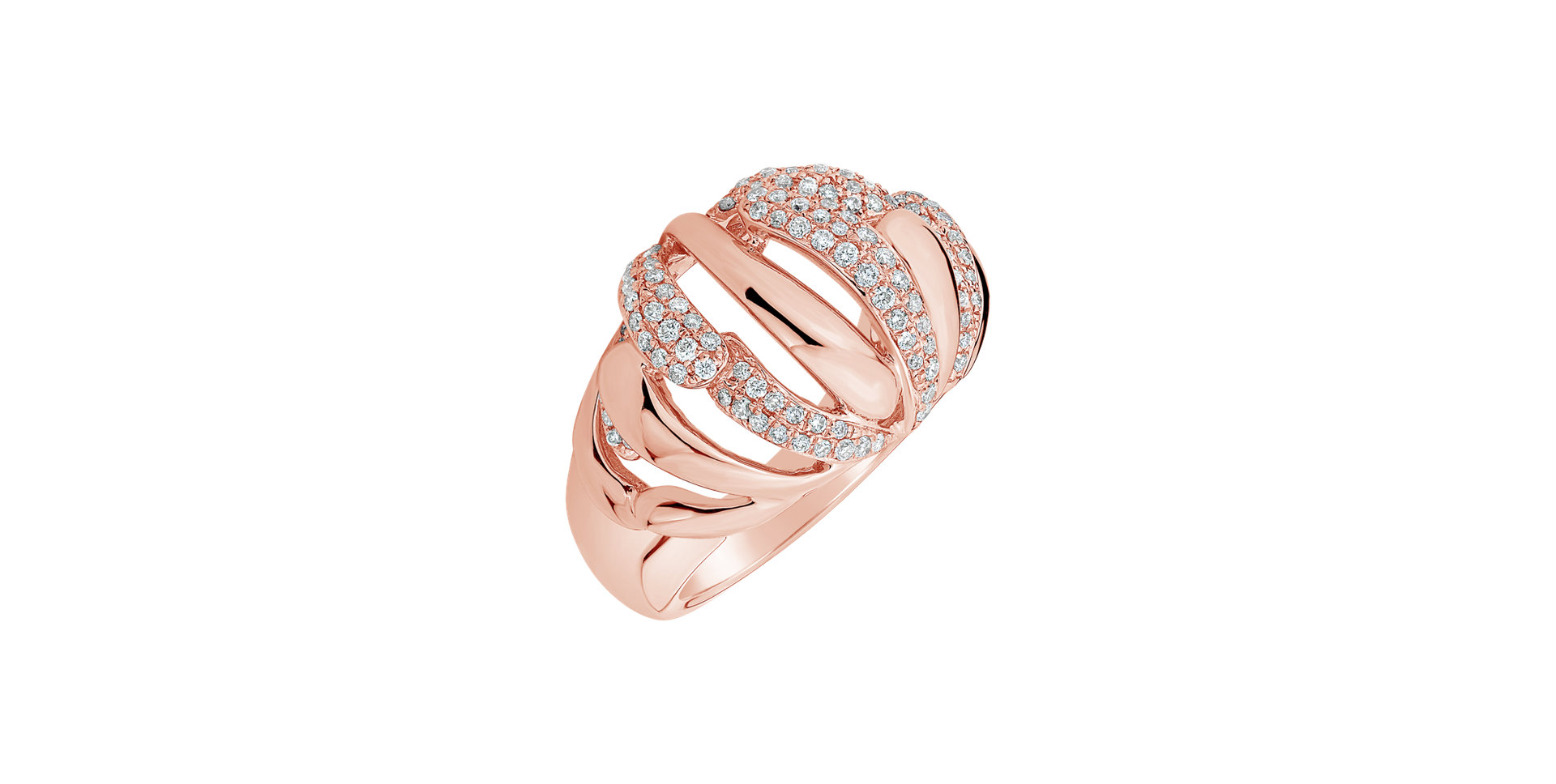 Diamond ring Pink Rosemary