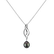 Diamond pendant with Pearl Virtuous Shore3