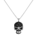 Pendant with black and white diamonds Escape of Death3