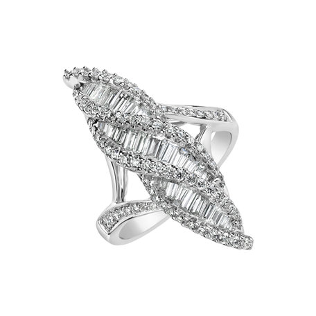 Diamond ring Infinite Swirls