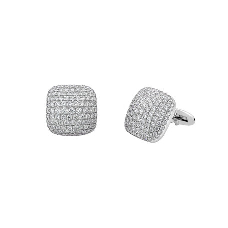 Diamond Cufflinks Star Gem