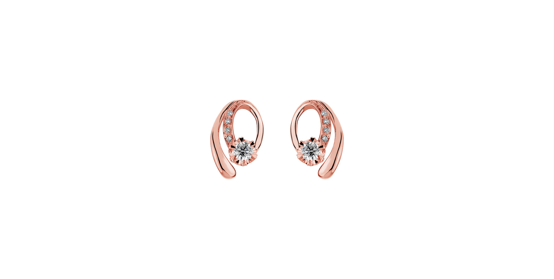 Diamond earrings Mellifluous Duet