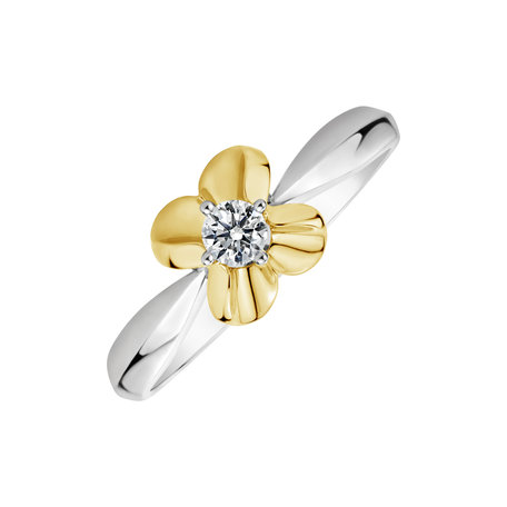 Diamond ring Flower Love