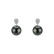 Diamond earrings with Pearl Asterodie4