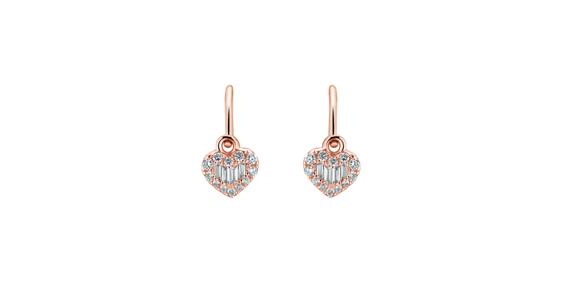 Children's diamond earrings Eden Hearts