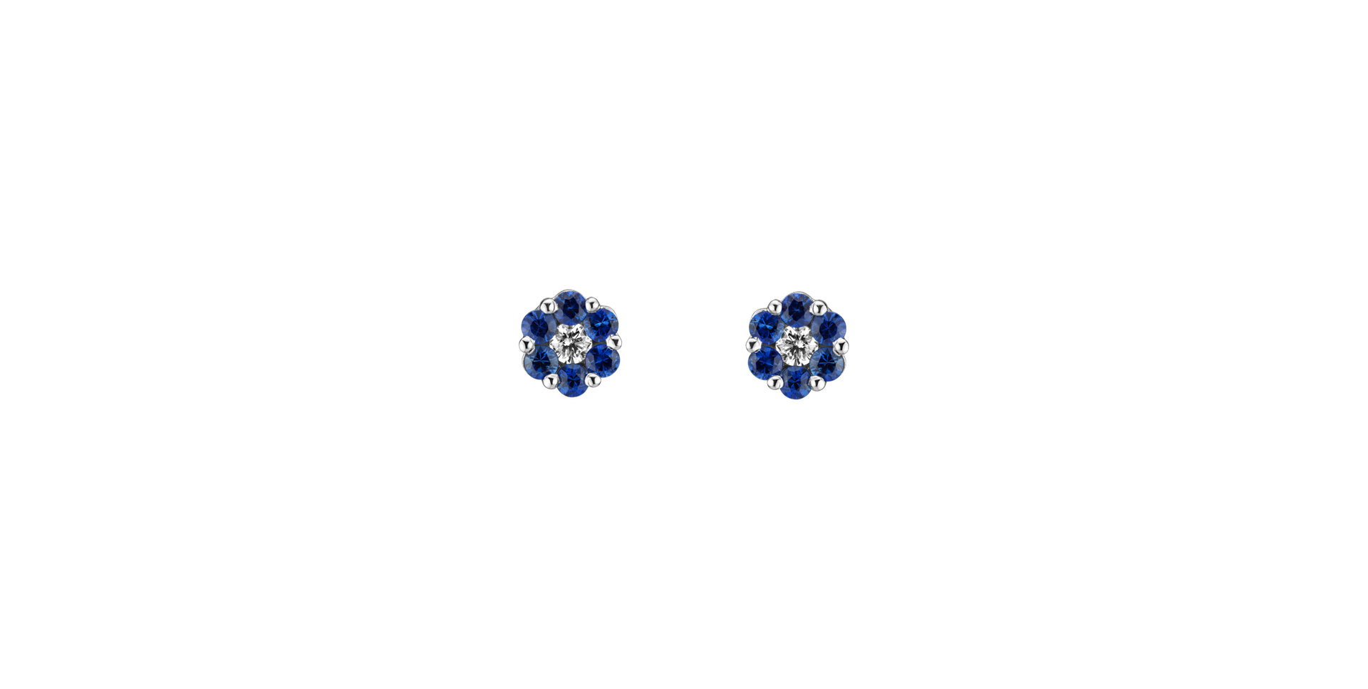 Diamond earrings and Sapphire Edens Gift