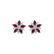 Diamond earrings and Ruby Star Passion5