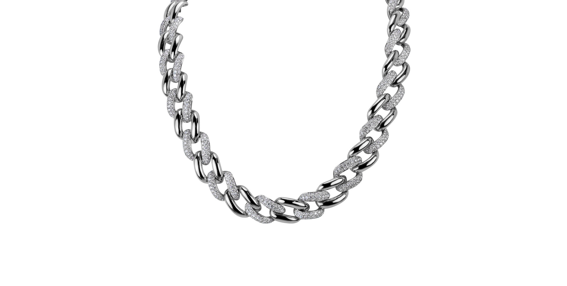 Diamond necklace Chain of Constellations