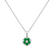 Diamond pendant with Emerald Amina3