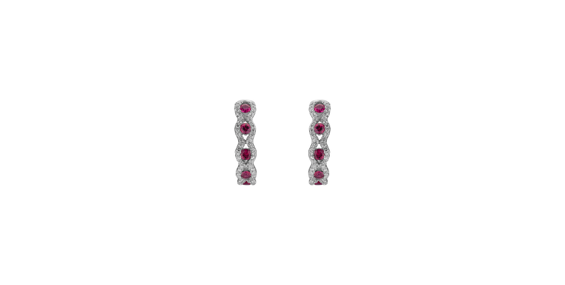 Diamond earrings and Ruby Keres