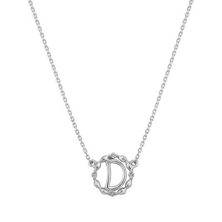 Diamond pendant with necklace Ornate Opulence